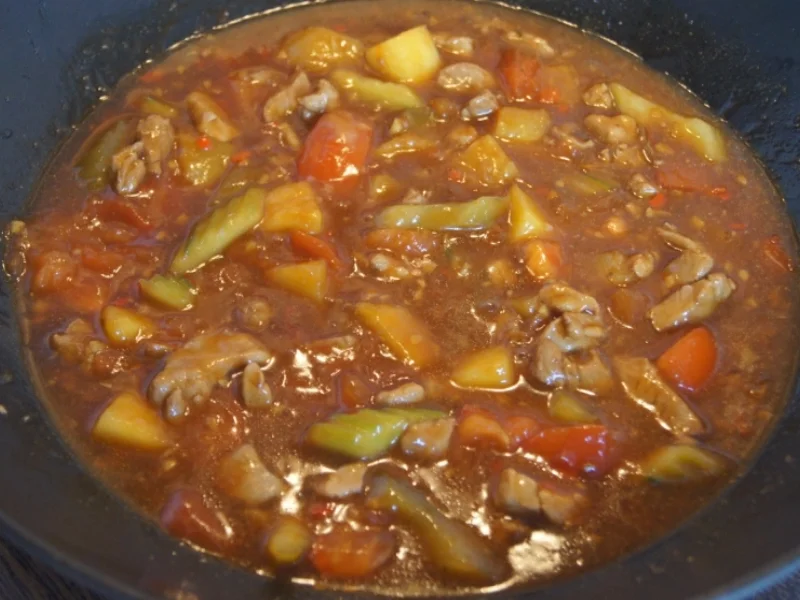 Schweinefilet süß sauer mit Basmati Reis - Rezept - Bild Nr. 5222