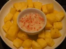 Ananas mit süß-sauren Dip - Rezept - Bild Nr. 2
