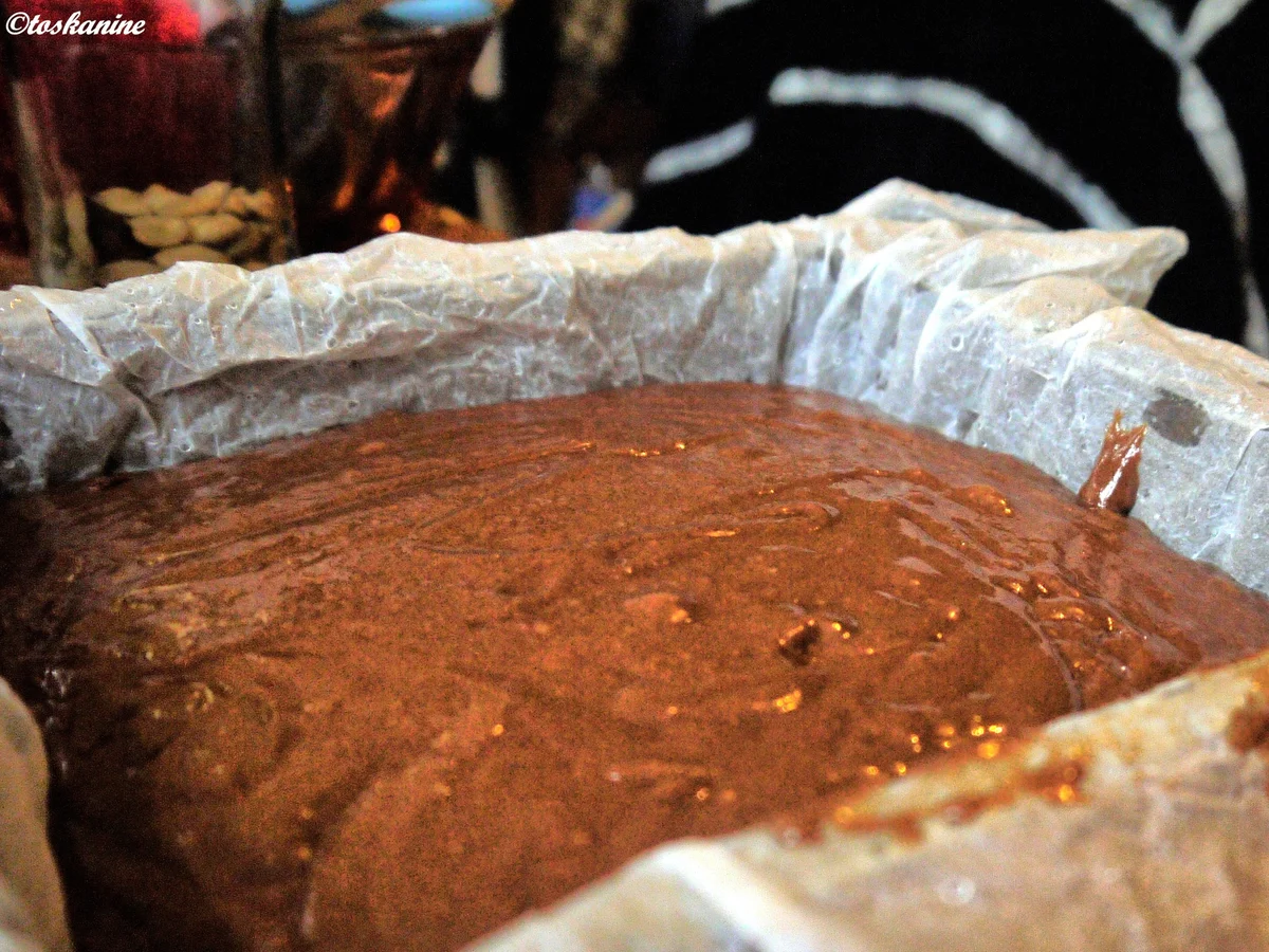 Beschwipste Brownies american style mit Himbeercoulis - Rezept - Bild Nr. 10