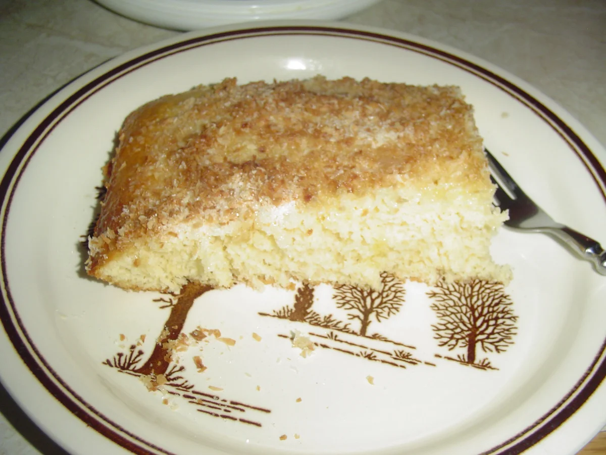 Buttermilch Kokoskuchen mit Tassenberechnung - Rezept - Bild Nr. 5215