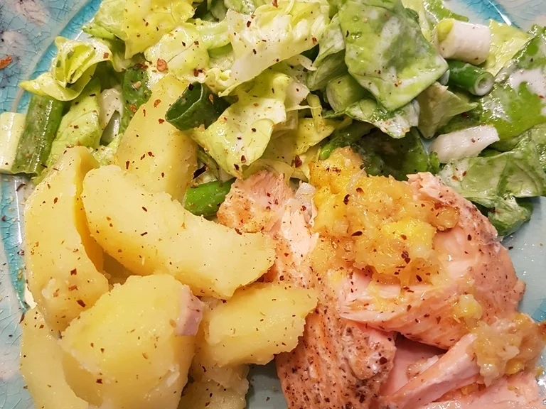 Lachsfilet Orangenbutter à la Biggi - Rezept - Bild Nr. 5224