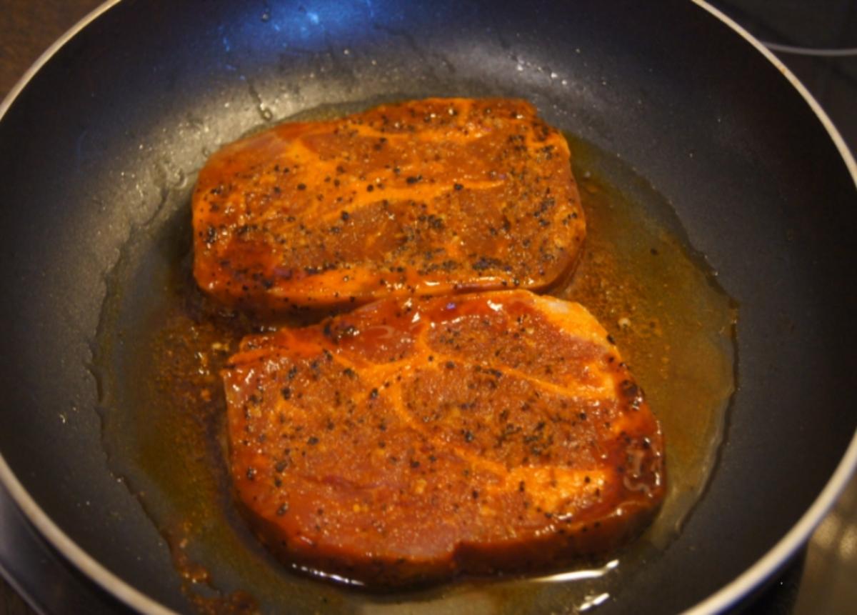 Paprika Steak mit Beilagen IV - Rezept - Bild Nr. 5240