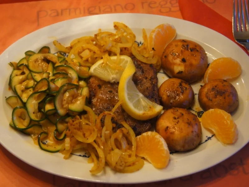 Paprika Steak mit Beilagen IV - Rezept - Bild Nr. 5244