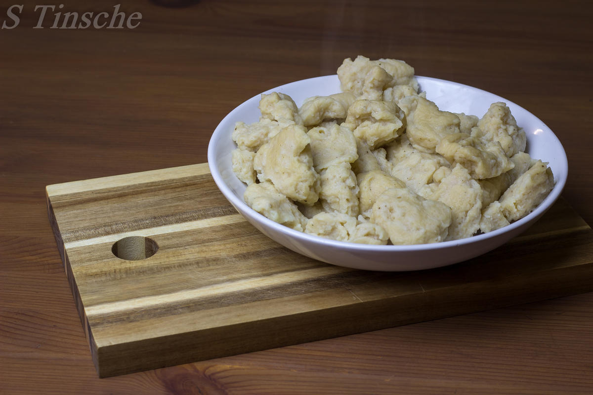 Champignon-Hähnchen mit Dinkelknöpfle - Rezept - Bild Nr. 5228