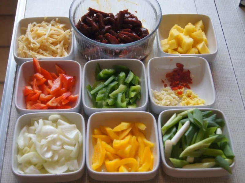 Rindfleisch mit Gemüse und Bandnudeln im Wok - Rezept - Bild Nr. 5233