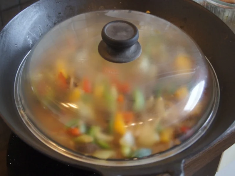 Rindfleisch mit Gemüse und Bandnudeln im Wok - Rezept - Bild Nr. 5245