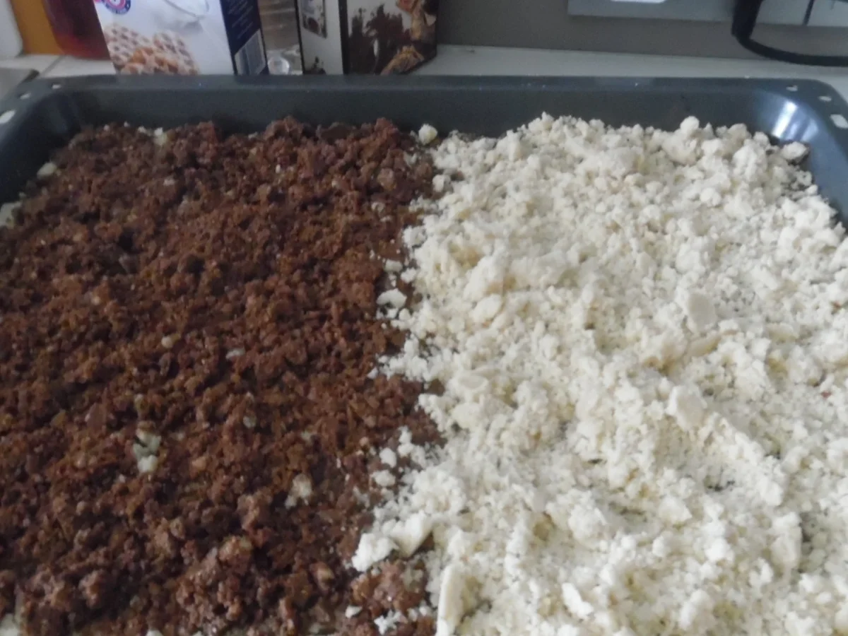 Streusel-Knusper-Kekse "black and white" - Rezept - Bild Nr. 5232