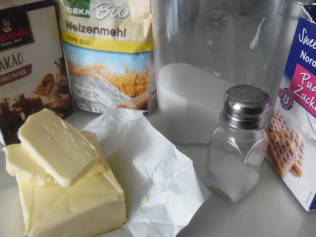 Streusel-Knusper-Kekse "black and white" - Rezept - Bild Nr. 5241