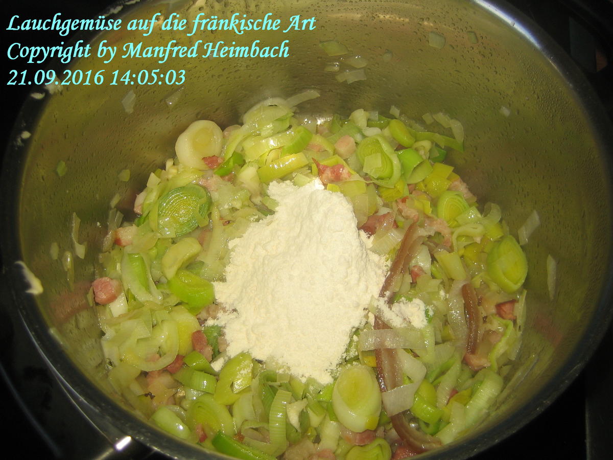 Gemüse – Lauchgemüse auf die fränkische Art - Rezept - Bild Nr. 5249