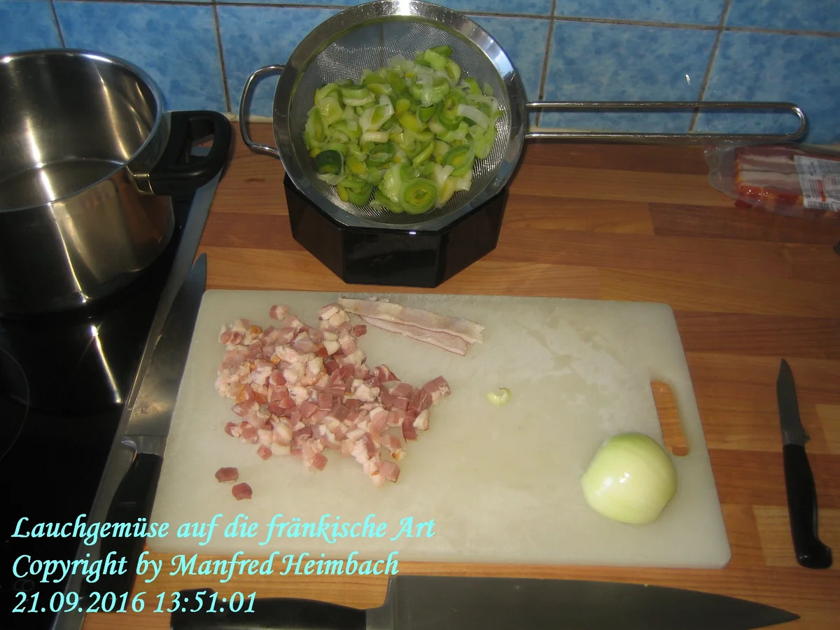 Gemüse – Lauchgemüse auf die fränkische Art - Rezept - Bild Nr. 5250