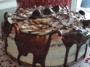 Vanille Buttercremetorte mit Feigenmus, Baiser und Karamelsosse - Rezept - Bild Nr. 5248
