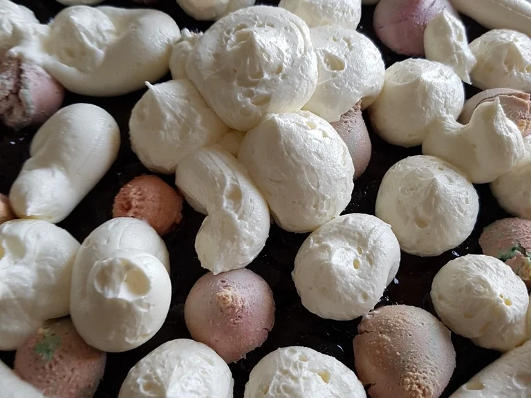 Vanille Buttercremetorte mit Feigenmus, Baiser und Karamelsosse - Rezept - Bild Nr. 5258