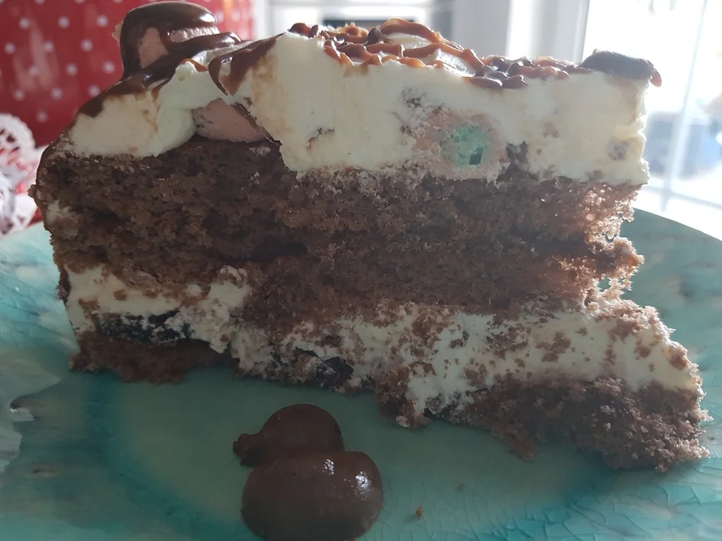 Vanille Buttercremetorte mit Feigenmus, Baiser und Karamelsosse - Rezept - Bild Nr. 5273