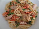 Spaghetti mit Zitronen-Thunfischsauce - Rezept - Bild Nr. 5248