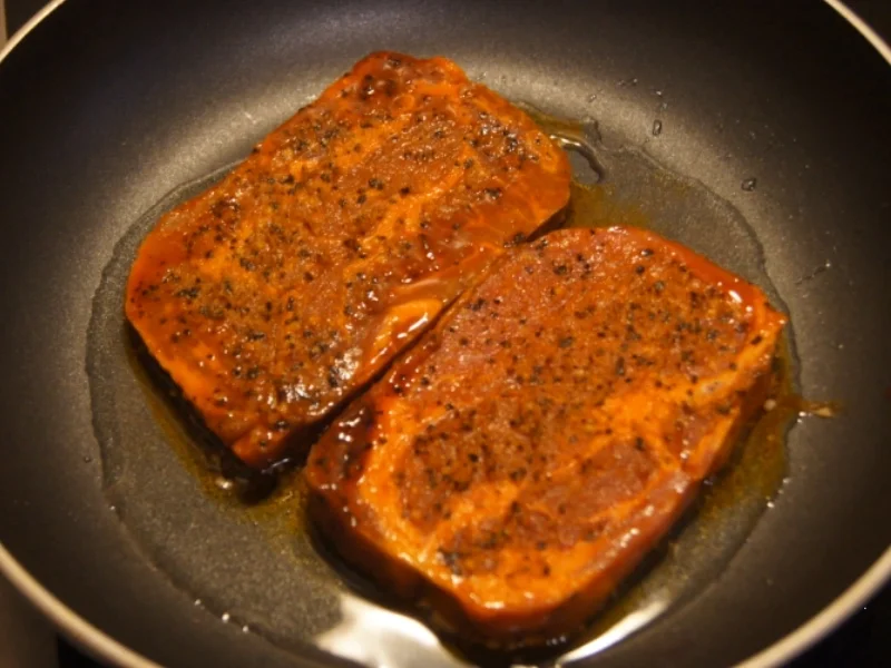 Paprika Steak mit Beilagen V - Rezept - Bild Nr. 5252