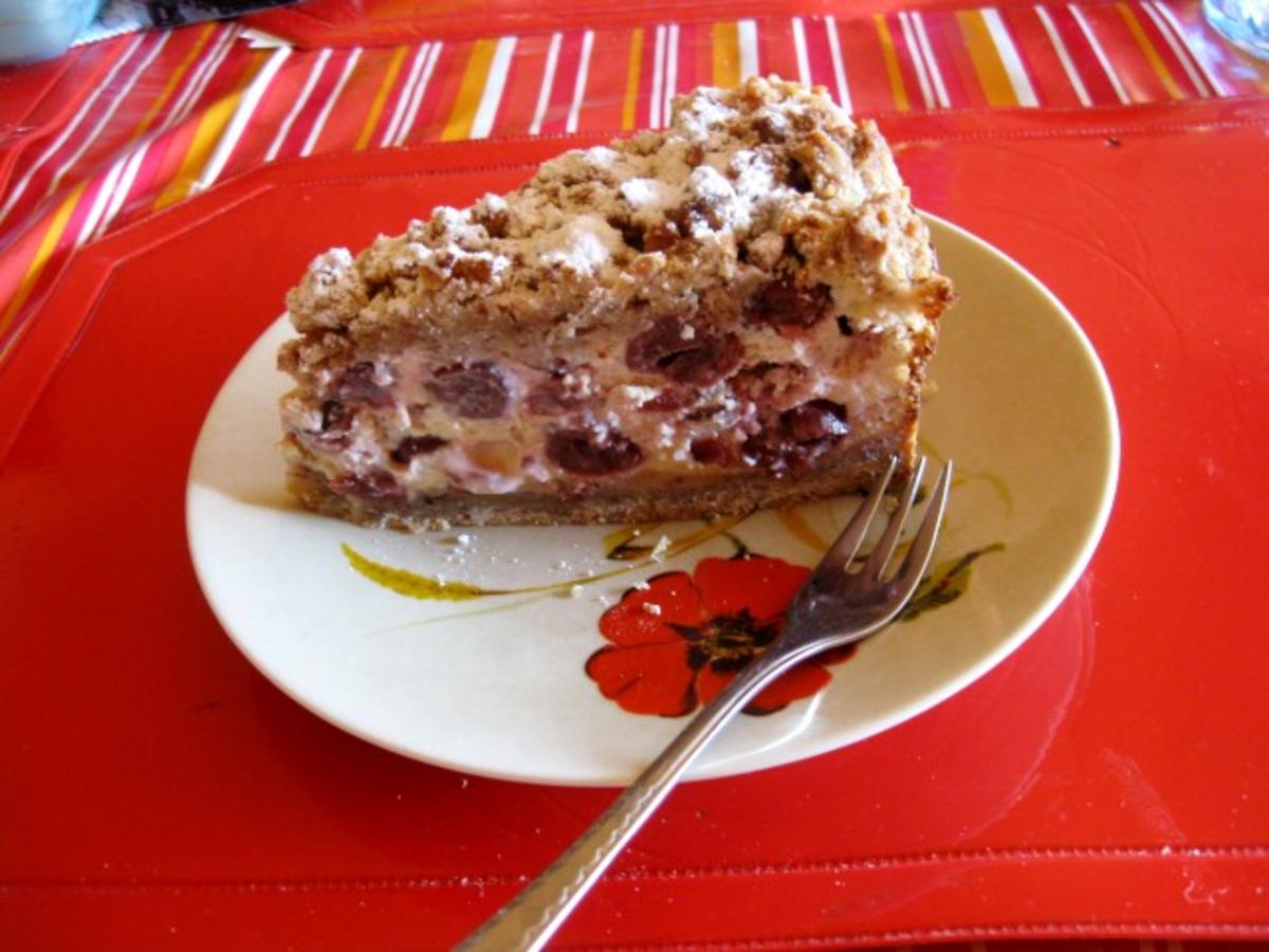 Bilder für Quark Streuselkuchen mit Sauerkirschen - Rezept