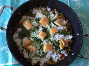 Rezept: Reispfanne, leicht scharf, anglo-indisch, inspiriert vom Rezept Kedgeree Bild Nr. 5251 Reispfanne, leicht scharf, anglo-indisch, inspiriert vom Rezept Kedgeree - Rezept - Bild Nr. 5251