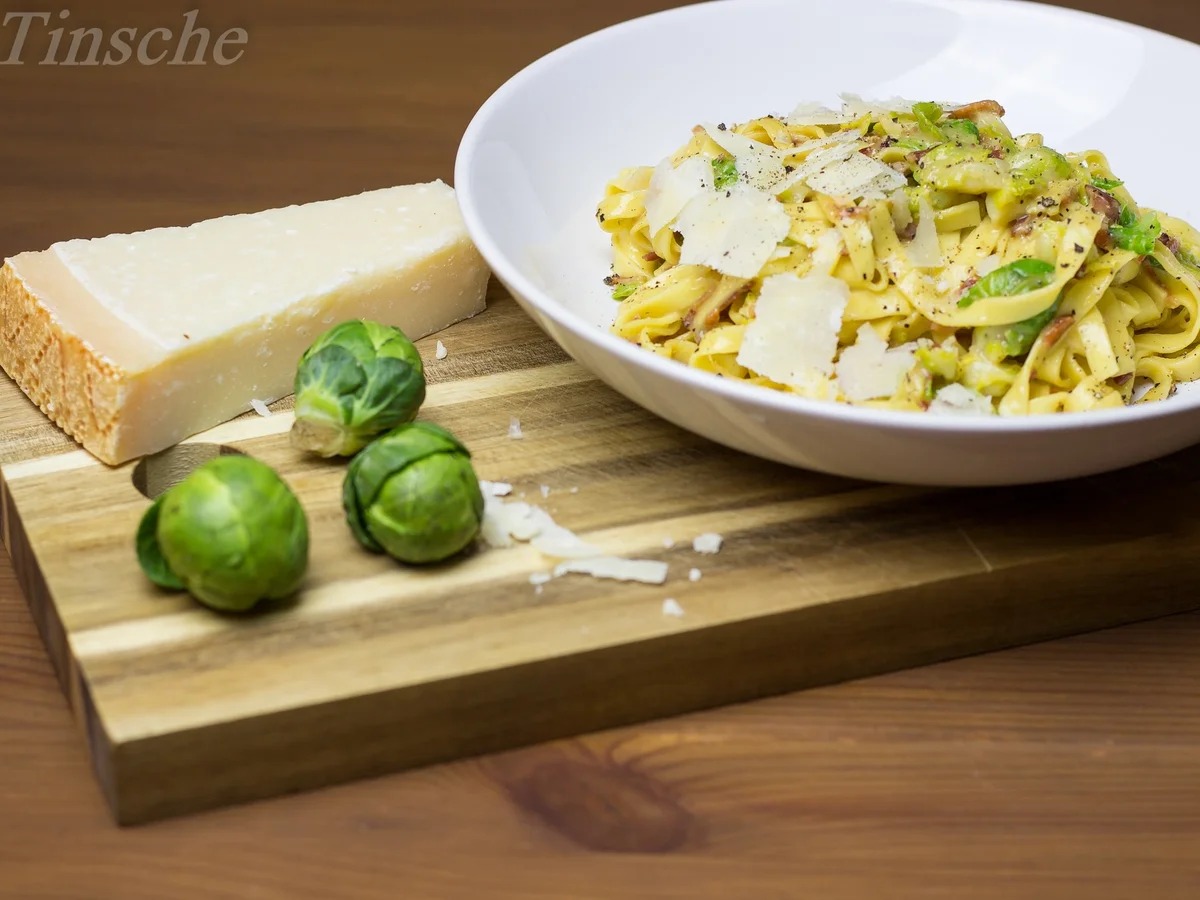 Rezept: Rosenkohl-Carbonara Bild Nr. 5255 Rosenkohl-Carbonara - Rezept - Bild Nr. 5255