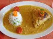 Hähnchencurry mit Jasmin-Erbsen-Reis - Rezept - Bild Nr. 5283