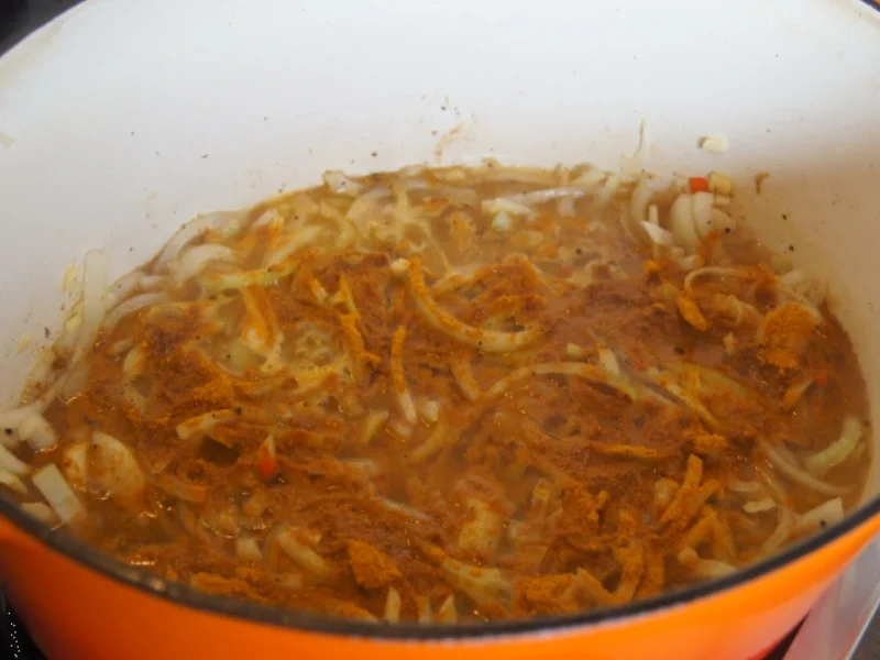 Rezept: Hähnchencurry mit Jasmin-Erbsen-Reis Bild Nr. 5295 Hähnchencurry mit Jasmin-Erbsen-Reis - Rezept - Bild Nr. 5295