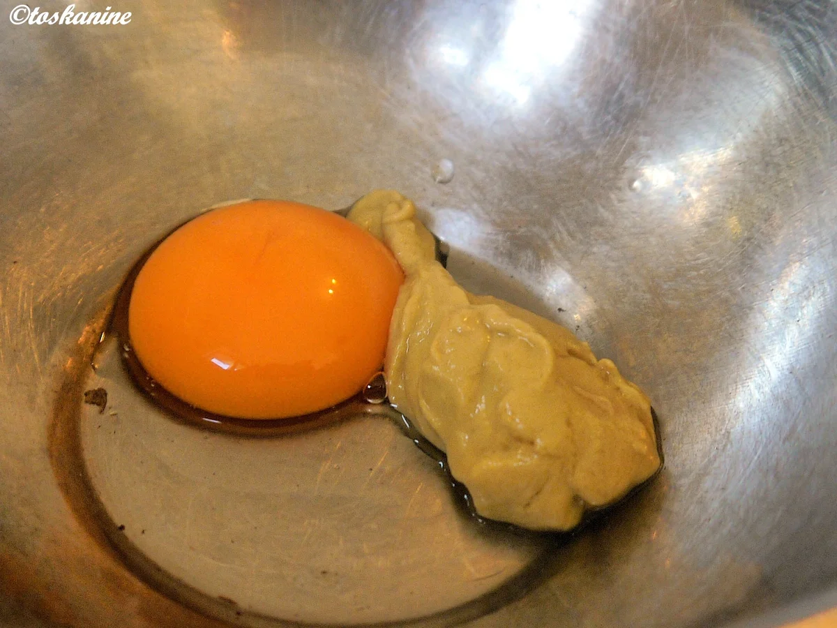 Rezept: Ingwer-Kotlett mit Süßkartoffel-Pommes, Zitronen-Koriander-Majo Bild Nr. 5281 Ingwer-Kotlett mit Süßkartoffel-Pommes, Zitronen-Koriander-Majo - Rezept - Bild Nr. 5281