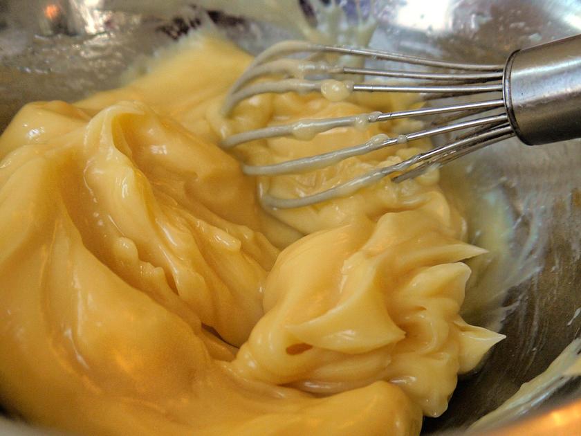 Ingwer Kotlett mit Süßkartoffel Pommes, Zitronen Koriander Majo ...