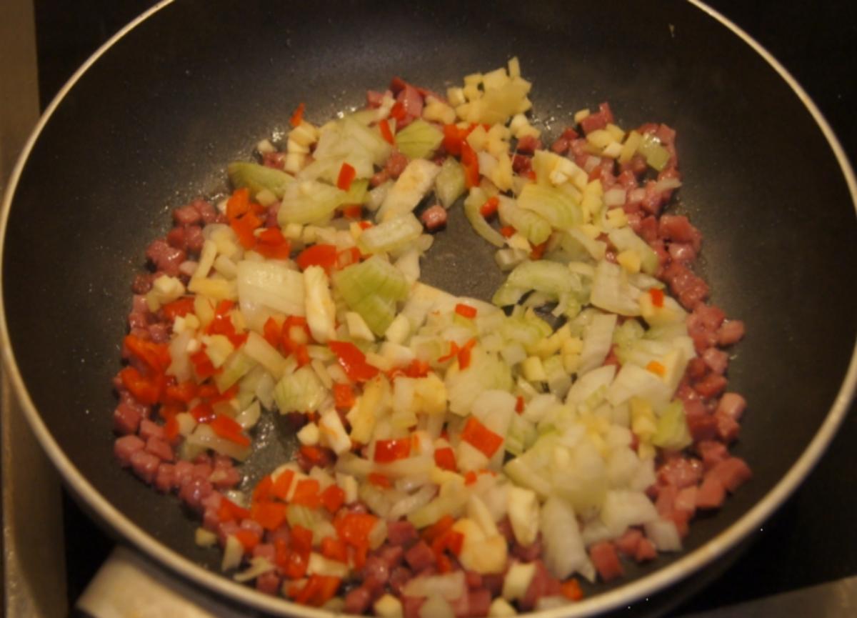 Omelett mit pikanten Gemüsemix - Rezept - Bild Nr. 5269