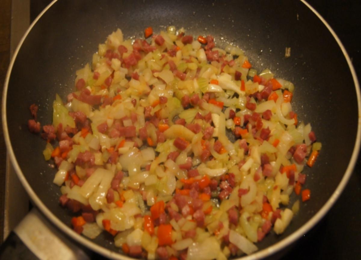 Omelett mit pikanten Gemüsemix - Rezept - Bild Nr. 5270