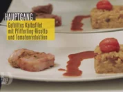 Gefülltes Kalbsfilet mit Risotto und Tomatenreduktion - Rezept - Bild Nr. 2