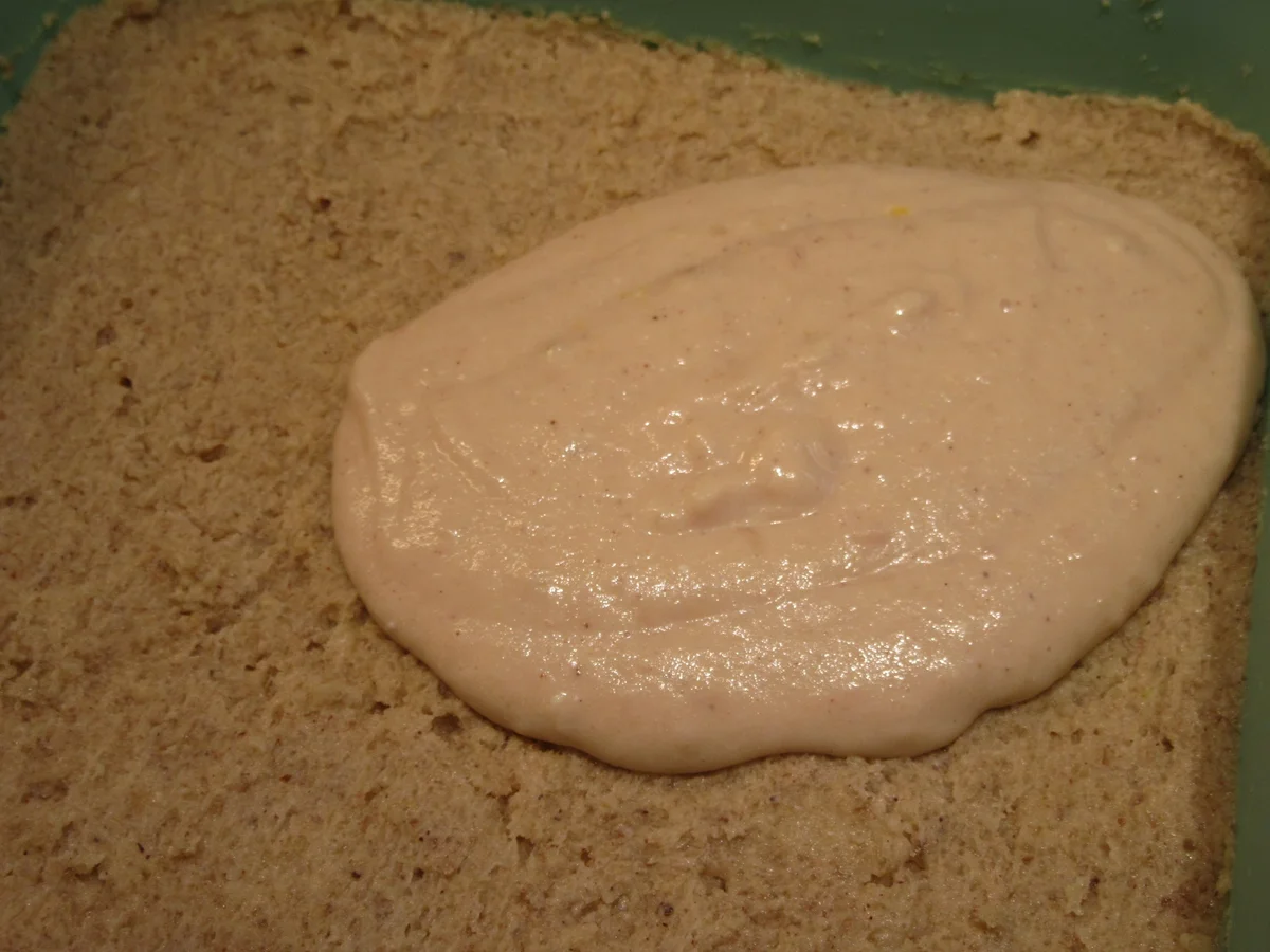 Backen: Marzipan-Apfelmus zwischen Mandelstreusel - Rezept - Bild Nr. 5284