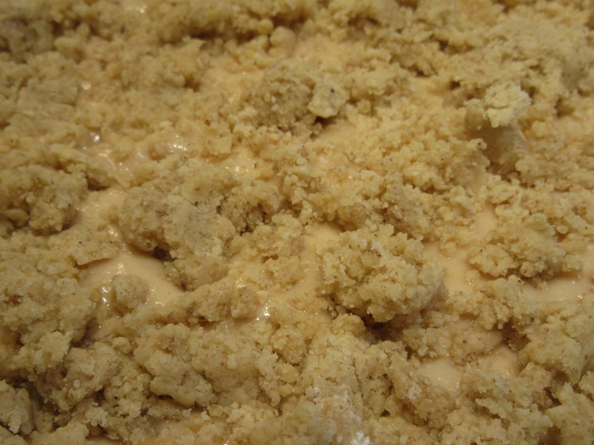 Backen: Marzipan-Apfelmus zwischen Mandelstreusel - Rezept - Bild Nr. 5285