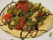 Vollwert: Socca mit Gemüseauflage - Rezept - Bild Nr. 5281