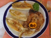 Kotelett mit pikant gebratenen Chicoree - Rezept - Bild Nr. 5282