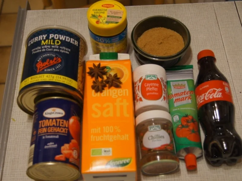 Rezept: Currywurst mit selbst gemachter Sauce Bild Nr. 5283 Currywurst mit selbst gemachter Sauce - Rezept - Bild Nr. 5283