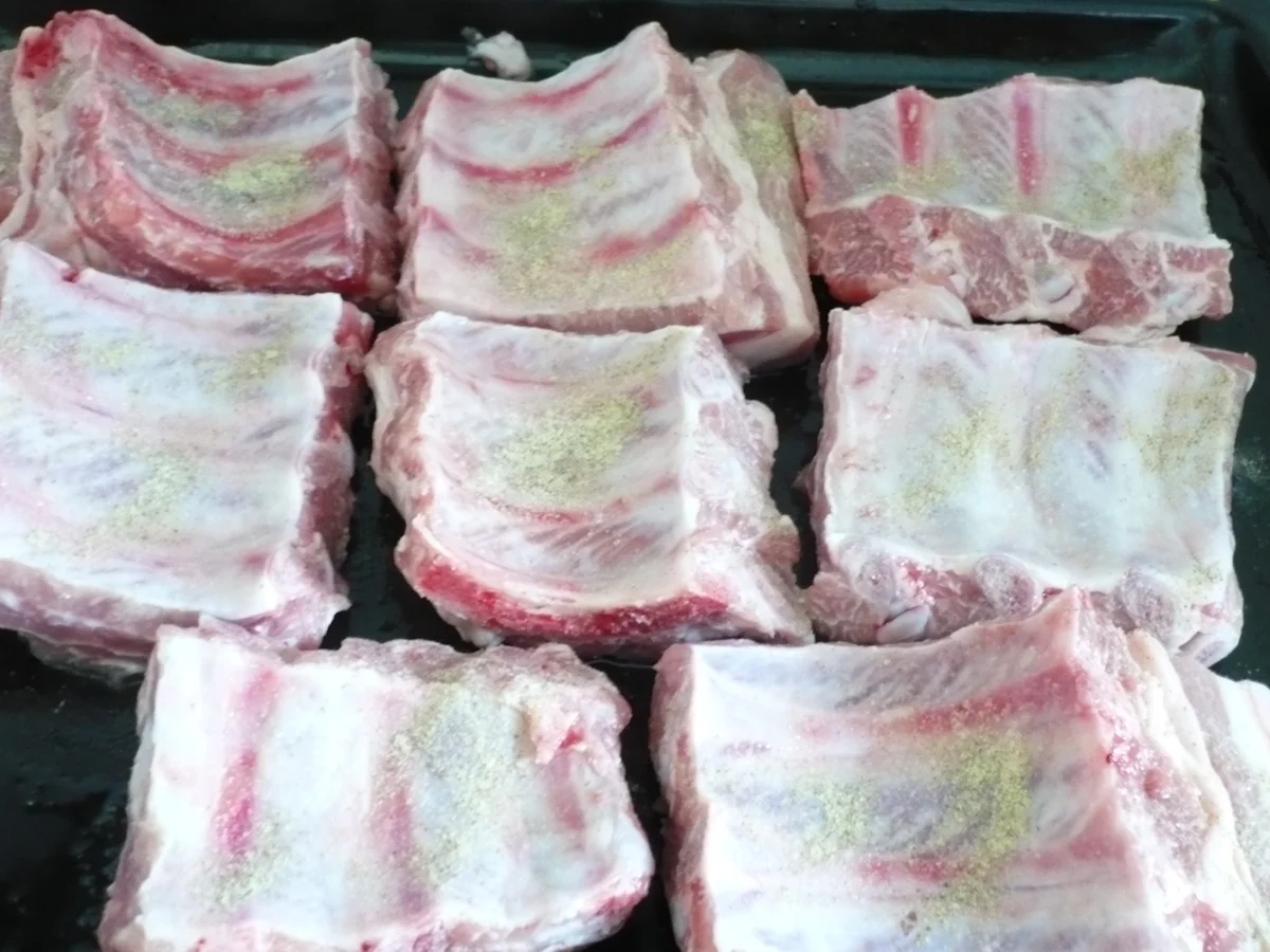 Rezept: Rippchen mit Sellerie -Porree -Gemüse Bild Nr. 5306 Rippchen mit Sellerie -Porree -Gemüse - Rezept - Bild Nr. 5306