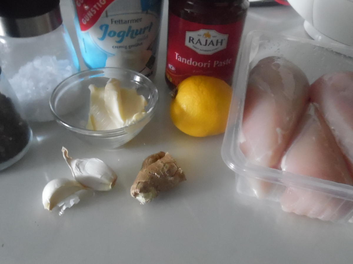 Tandoori Chicken mit Aloo Gobi indischer Blumenkohl - einfach - von ...