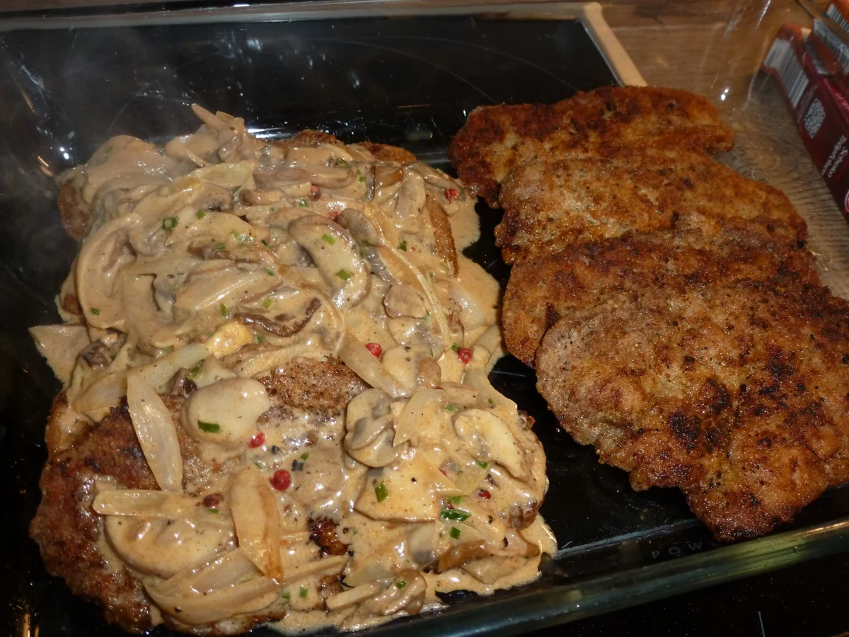 Rezept: Zarte Jägerschnitzel Bild Nr. 5314 Zarte Jägerschnitzel - Rezept - Bild Nr. 5314