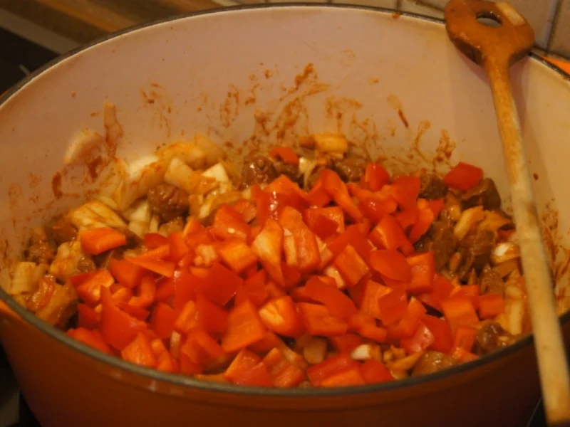 Rezept: Feuriger Spitzpaprika-Tafelspitz-Gulasch Bild Nr. 5313 Feuriger Spitzpaprika-Tafelspitz-Gulasch - Rezept - Bild Nr. 5313