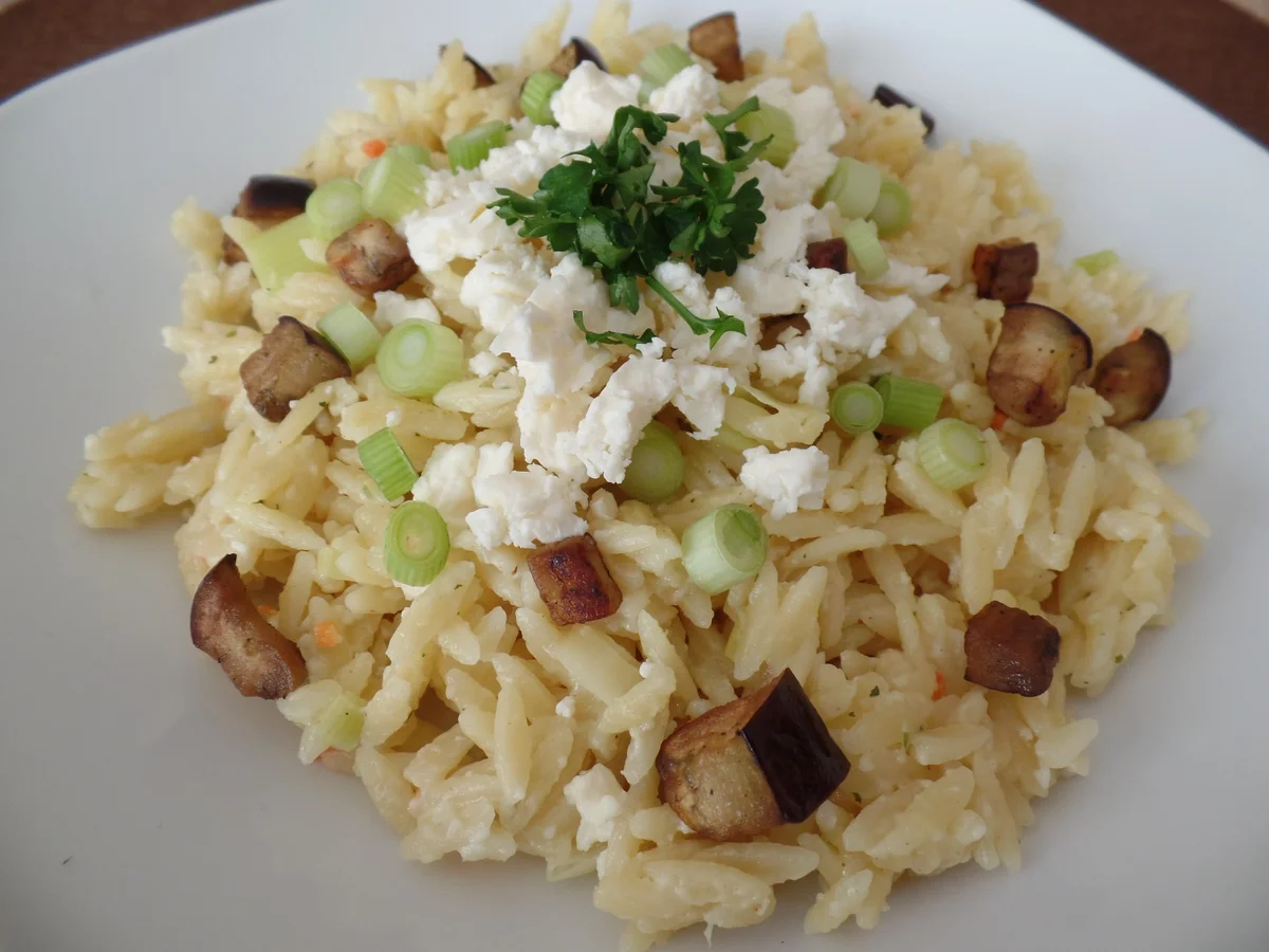 Risoni-Auberginen-Risotto - Rezept - Bild Nr. 5307