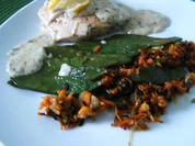 Gemüsespaghetti mit Lachs und einer Dill-Zitronen Soße - Rezept - Bild Nr. 5311