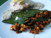 Gemüsespaghetti mit Lachs und einer Dill-Zitronen Soße - Rezept - Bild Nr. 5311