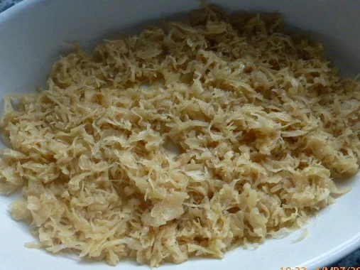 Brotauflauf mit Kasseler und Sauerkraut - Rezept - Bild Nr. 5344