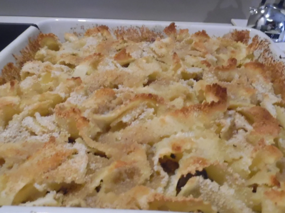 Nudel-Auflauf mit Geschnetzeltem vom Schweinefilet und Champignons - Rezept - Bild Nr. 5343