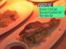 Nussiger Steckerlfisch auf Weißkohlbett & Rote-Bete-Dip - Rezept - Bild Nr. 2
