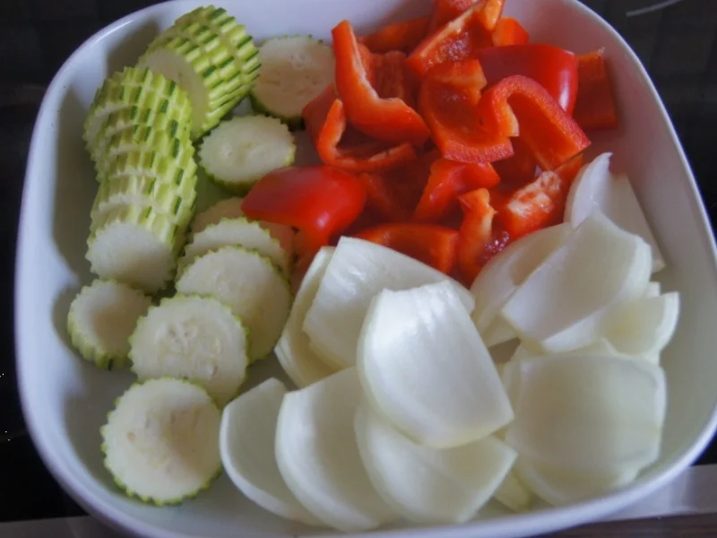 Kalbsmedaillon mit Gemüsetürmen - Rezept - Bild Nr. 5349