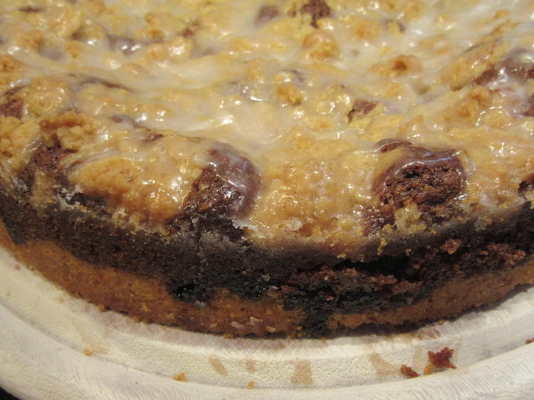 Backen: Streuselkuchen mit Füllung - schnell &amp; einfach - von lunapiena