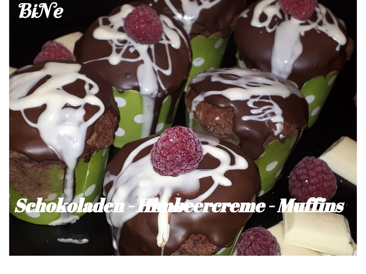 BiNe` S SCHOKOLADEN - HIMBEERCREME - MUFFINS - Rezept - Bild Nr. 5356