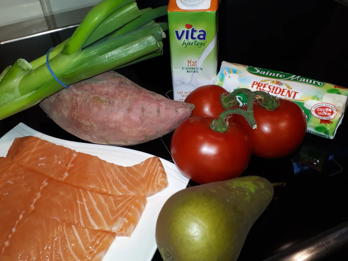 Rezept: BiNe` S LACHS - SÜSSKARTOFFEL - TOMATENAUFLAUF Bild Nr. 5350 BiNe` S LACHS - SÜSSKARTOFFEL - TOMATENAUFLAUF - Rezept - Bild Nr. 5350