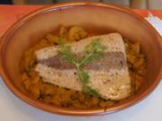 Wildlachsfilet auf Sahne-Fenchelbett - Rezept - Bild Nr. 5352