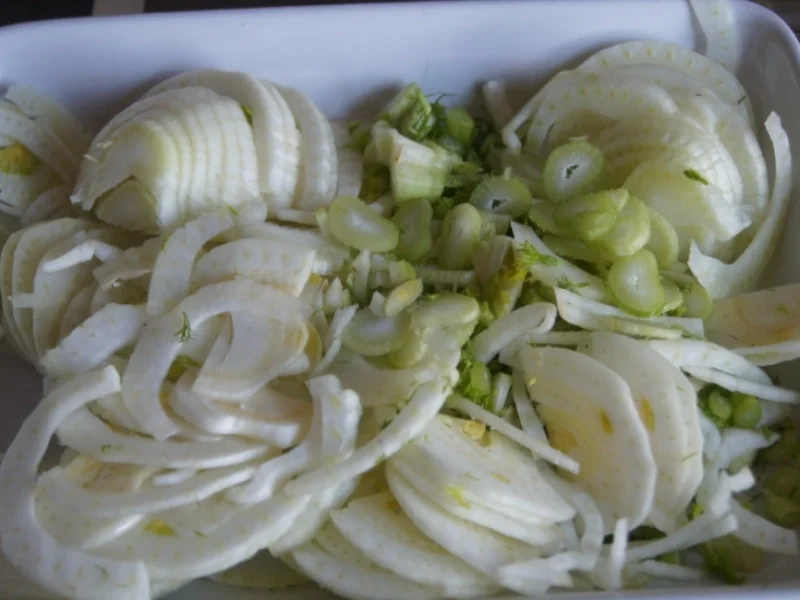 Wildlachsfilet auf Sahne-Fenchelbett - Rezept - Bild Nr. 5355